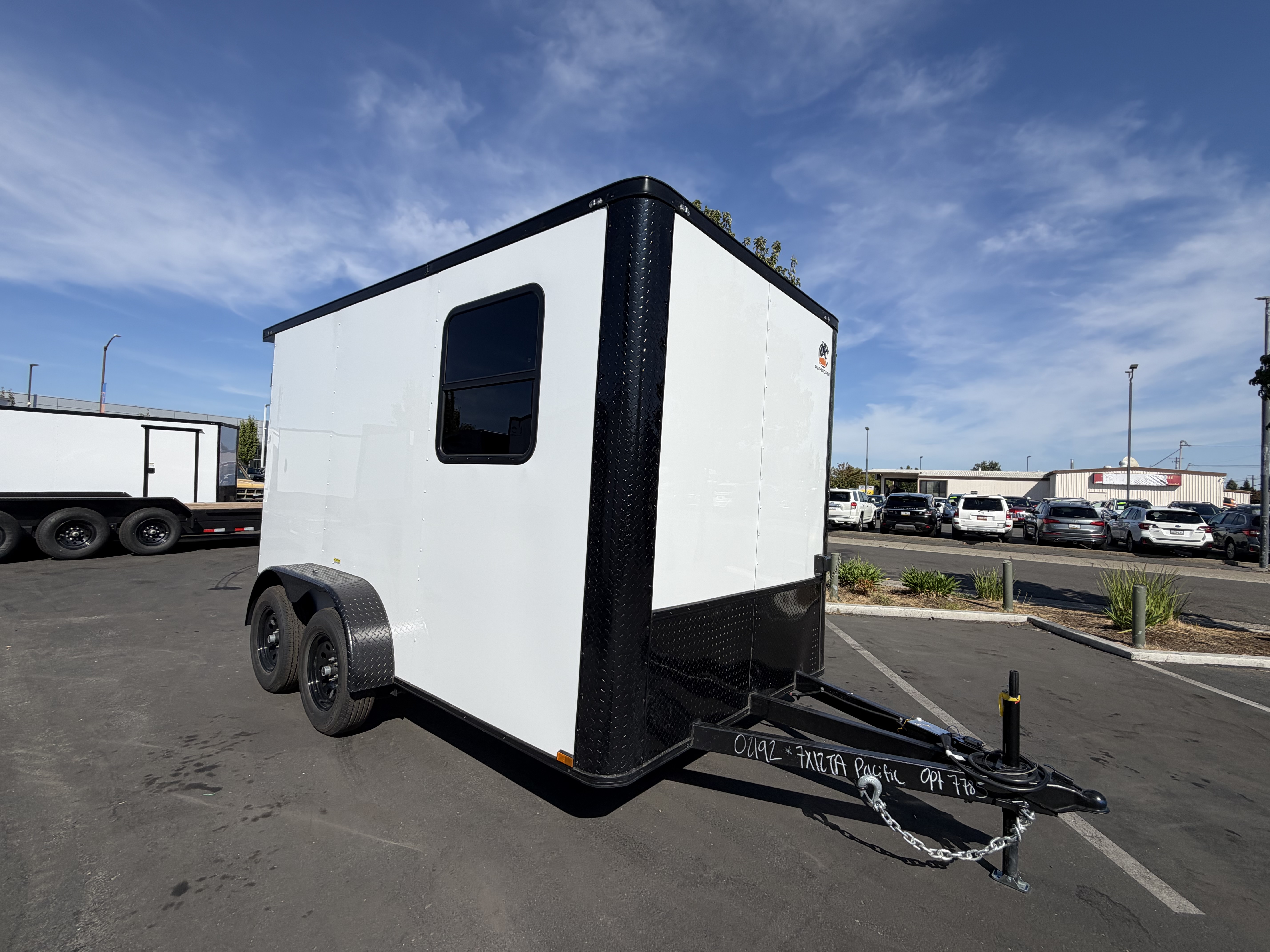 2027 7x12 TA 2027 Panther Cargo 7x12TA Custom/Race Trailer White — photo 2 of 15