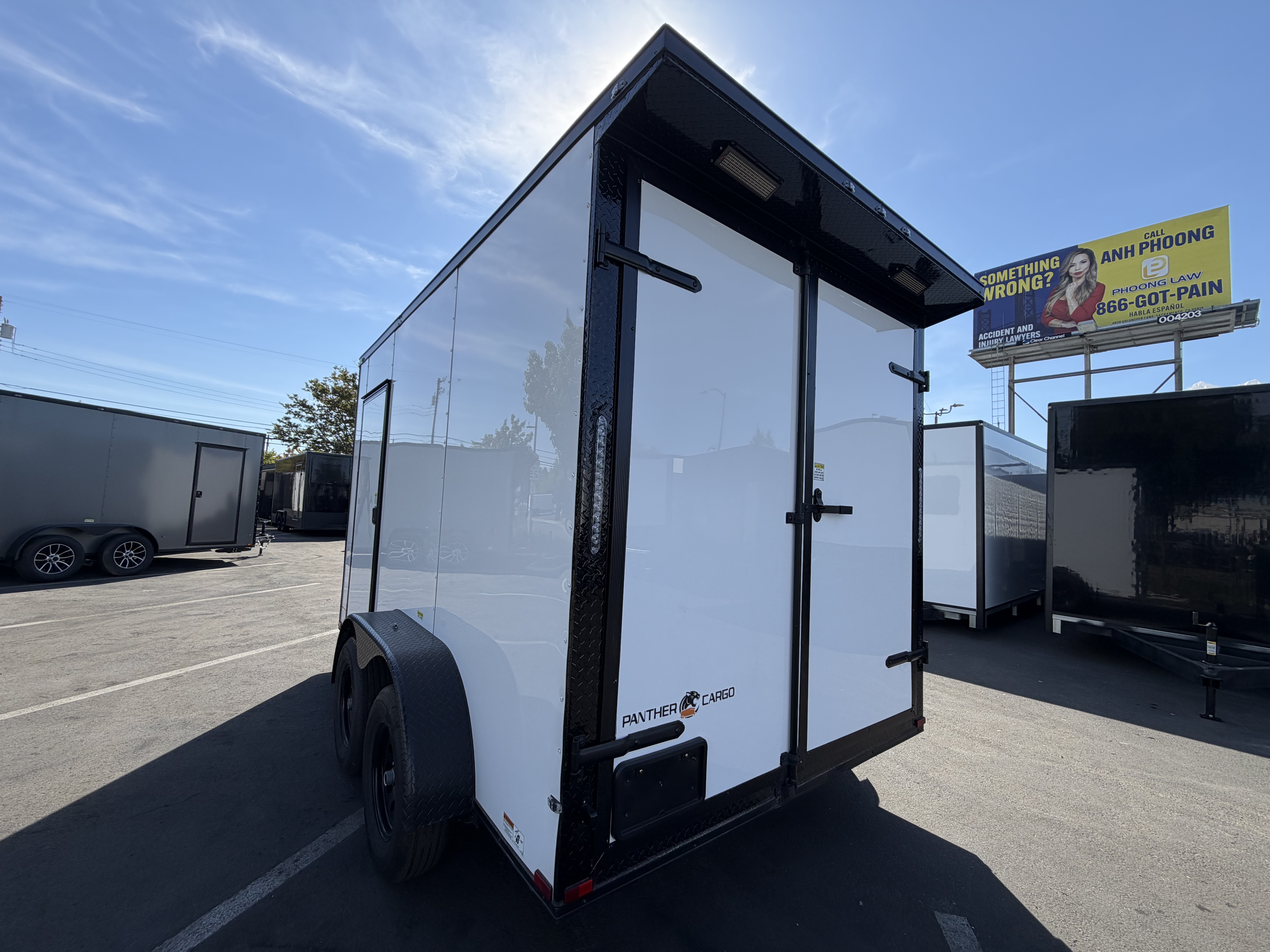 2027 7x12 TA 2027 Panther Cargo 7x12TA Custom/Race Trailer White — photo 3 of 15