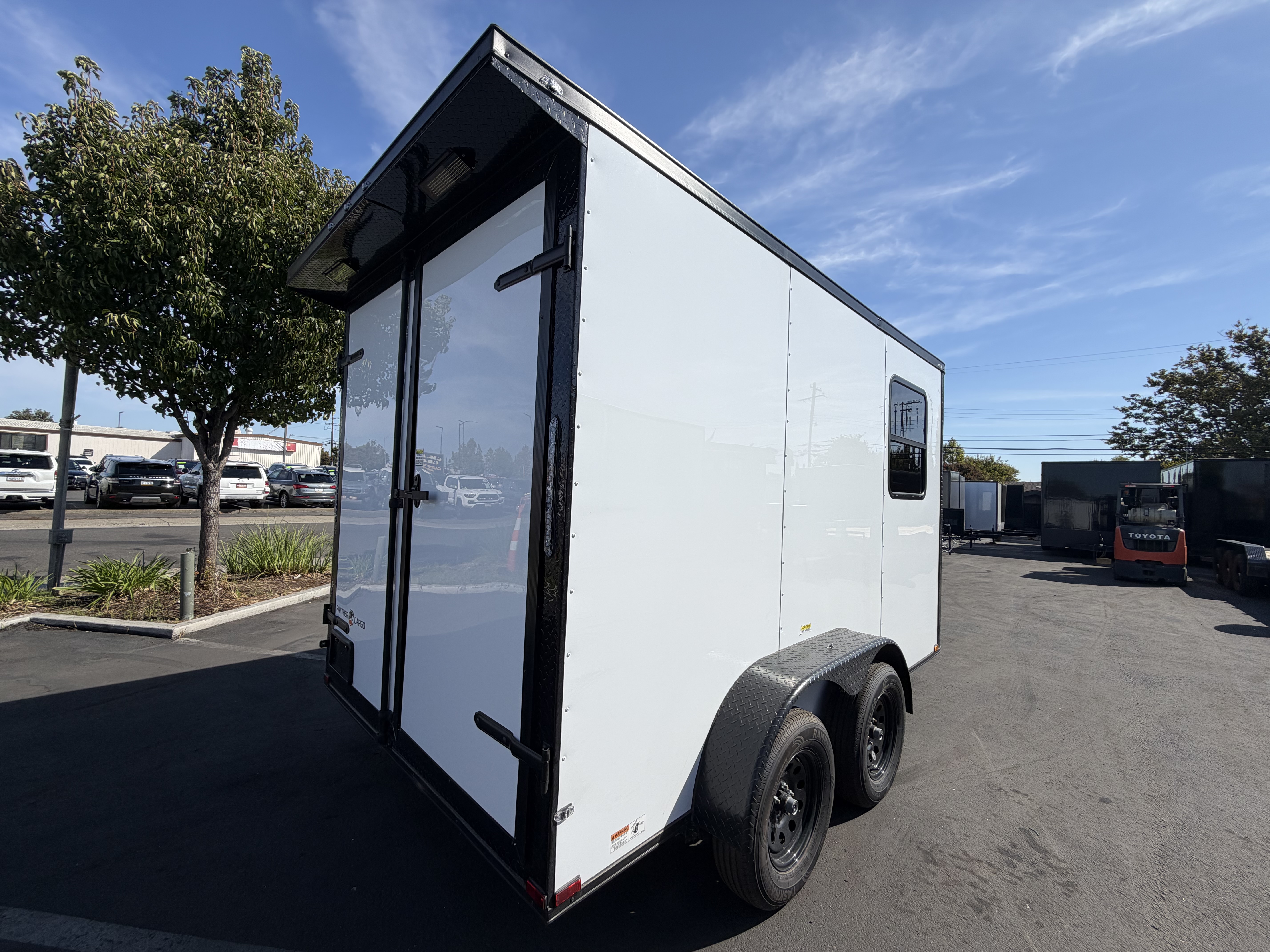 2027 7x12 TA 2027 Panther Cargo 7x12TA Custom/Race Trailer White — photo 4 of 15