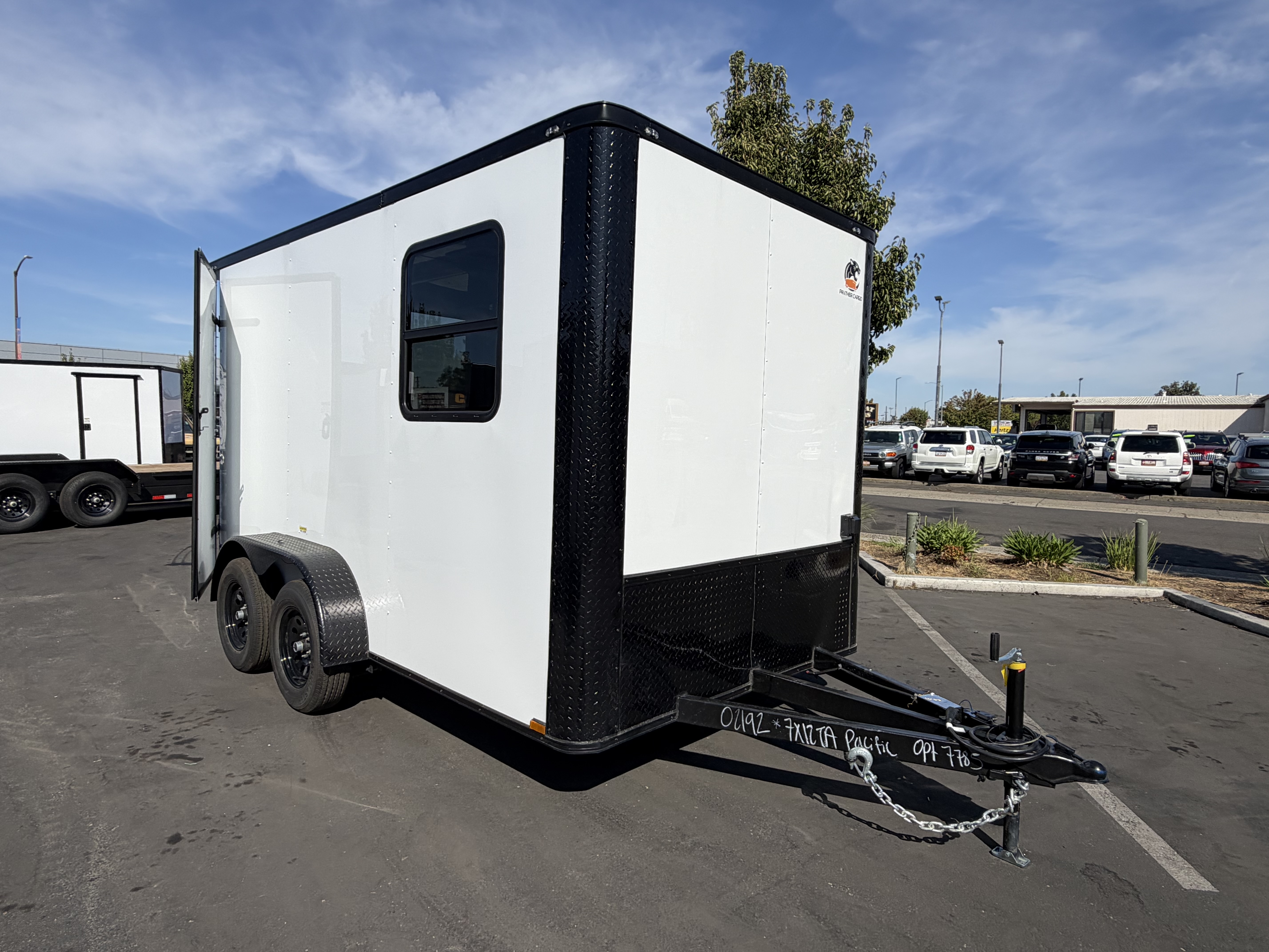 2027 7x12 TA 2027 Panther Cargo 7x12TA Custom/Race Trailer White — photo 12 of 15