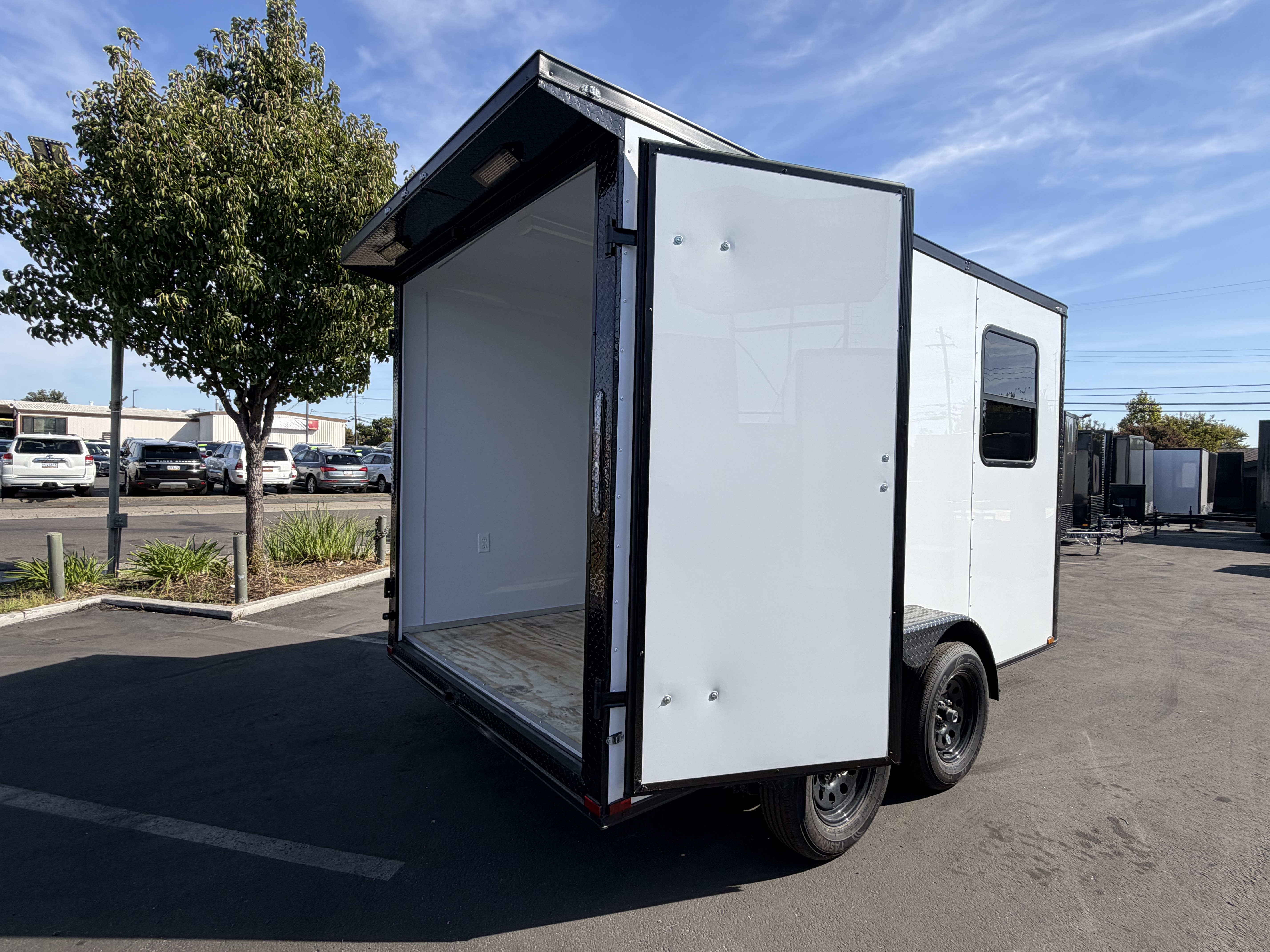 2027 7x12 TA 2027 Panther Cargo 7x12TA Custom/Race Trailer White — photo 6 of 15