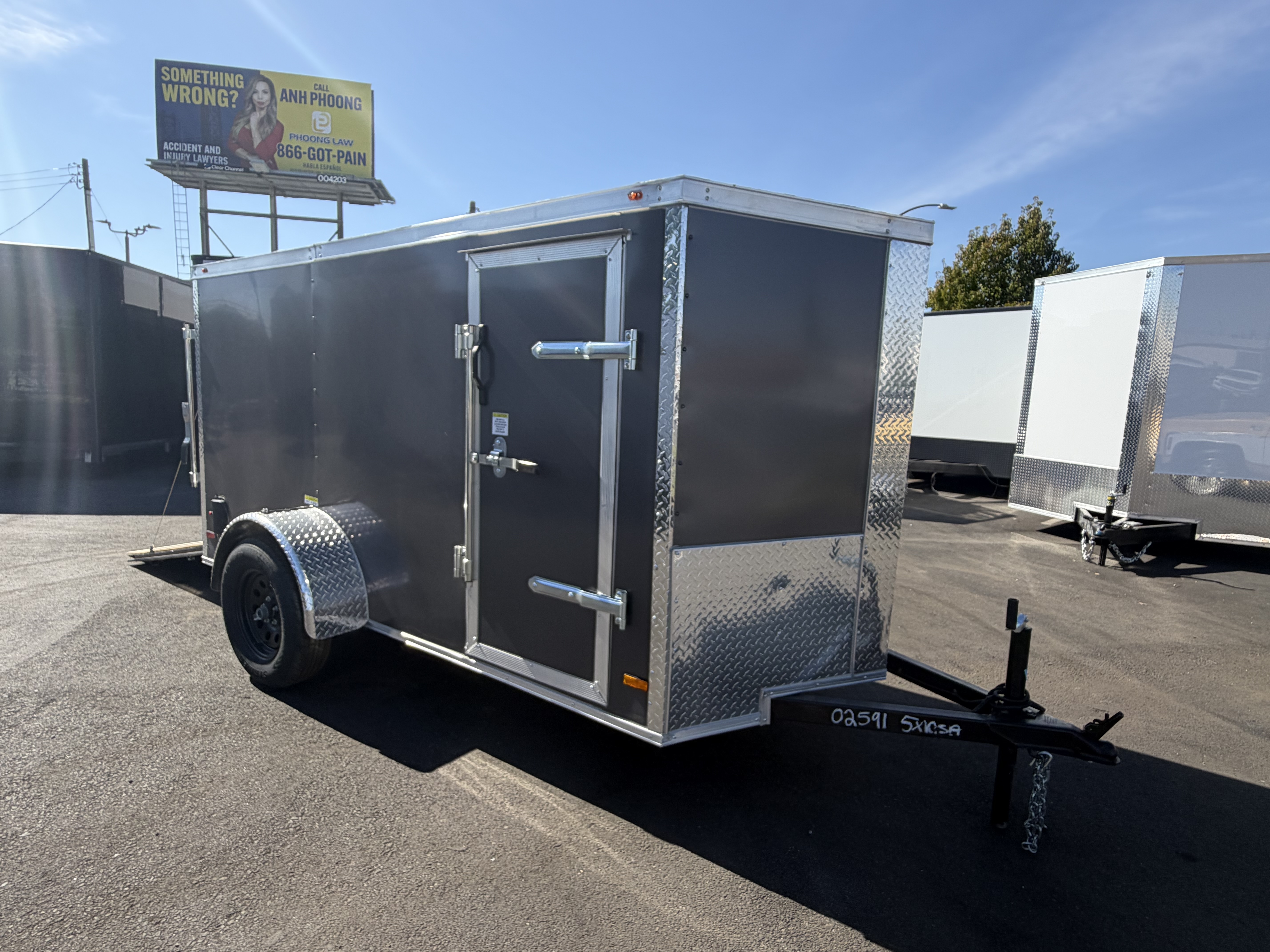 2027 5x10 SA 2027 Panther Cargo 5x10SA Charcoal — photo 1 of 12